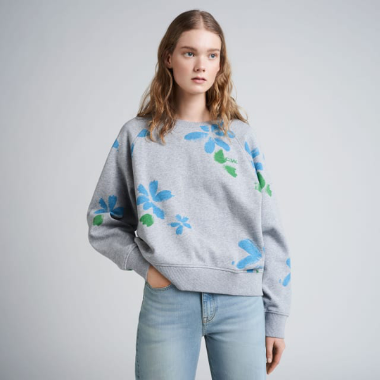 Mönstrad sweatshirt ELLEN