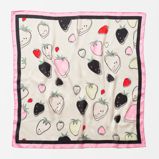 Scarf med print NYLA