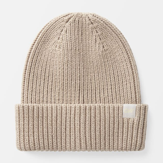 Ribbstickad beanie SIRI